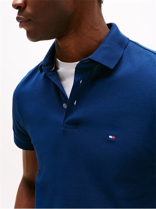 polo uomo blu notte TOMMY HILFIGER | MW0MW17771DAF
